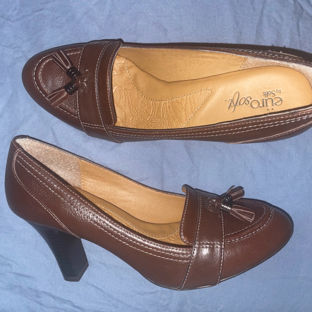 Faux Leather Pumps